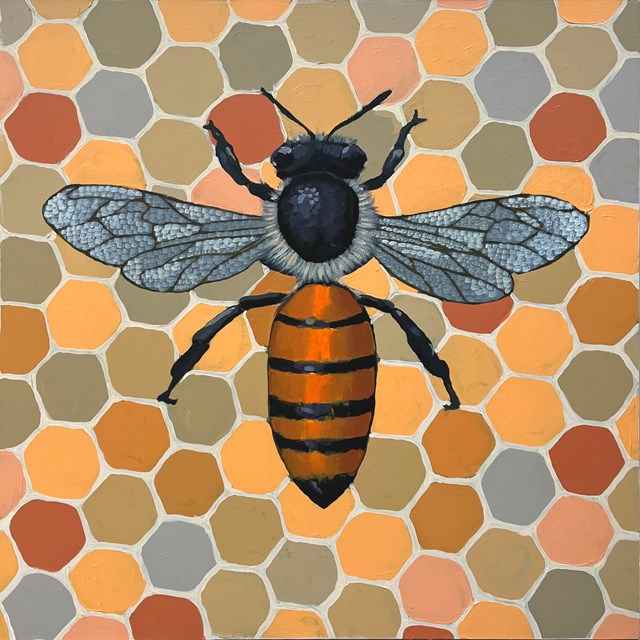 Obraz do salonu artysty Jędrzej Jarocki pod tytułem Pszczoła