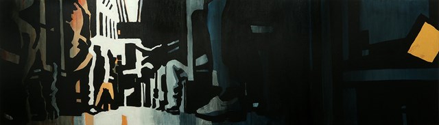 Obraz do salonu artysty Krzysztof Musiał pod tytułem Tramwaj III
