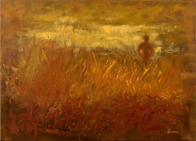 Living room painting by Iwonna Drozd titled ...in the grasses