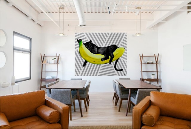  Banana chillout - visualisation by Zuzanna Jankowska