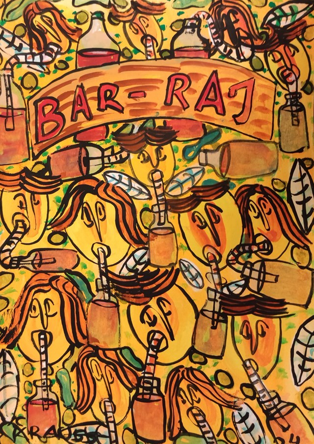 Obraz do salonu artysty marek krauss pod tytułem Nr 2 Alkoholicy - Raj 