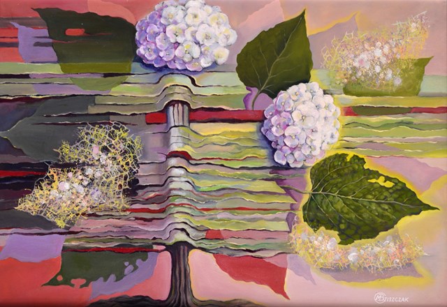 Obraz do salonu artysty Maryla Bloch - Giszczak pod tytułem Drzewo -I