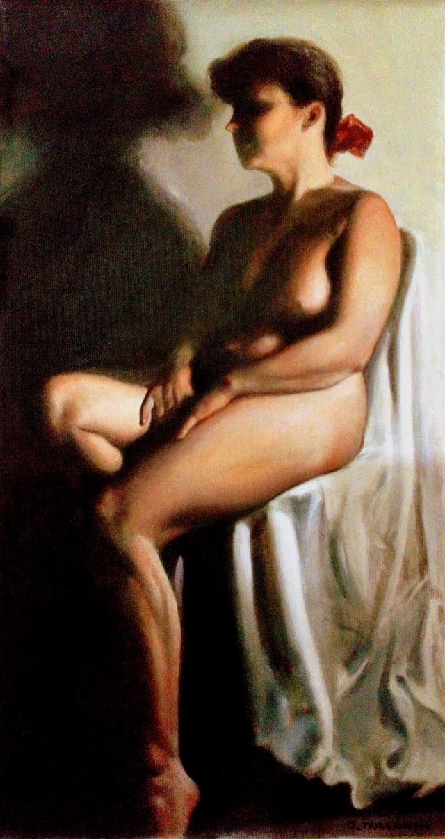 Obraz do salonu artysty Jan Dubrowin pod tytułem Akt