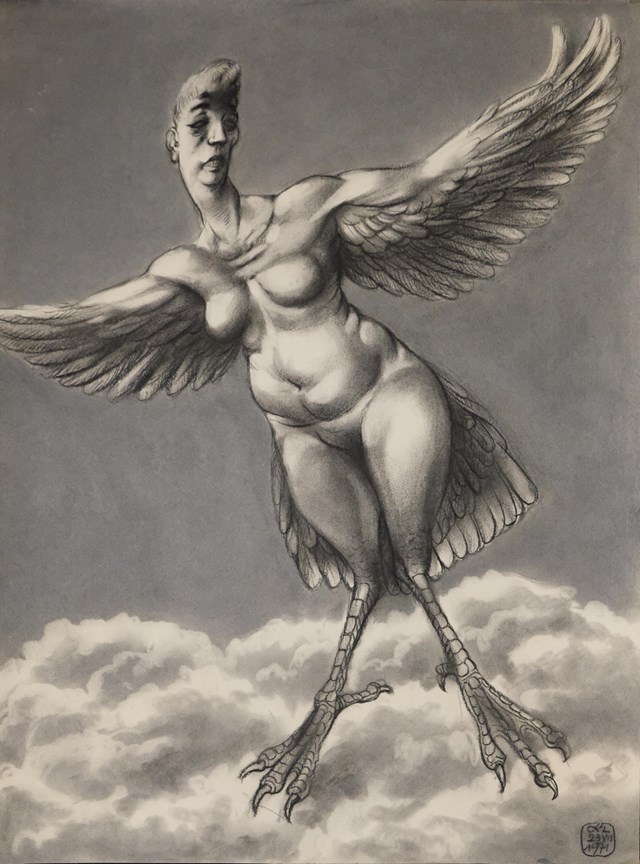 Obraz do salonu artysty Adam Konstanty Hoffmann pod tytułem Wzniosłą kura