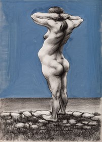 Obraz do salonu artysty Adam Konstanty Hoffmann pod tytułem Akt w plenerze