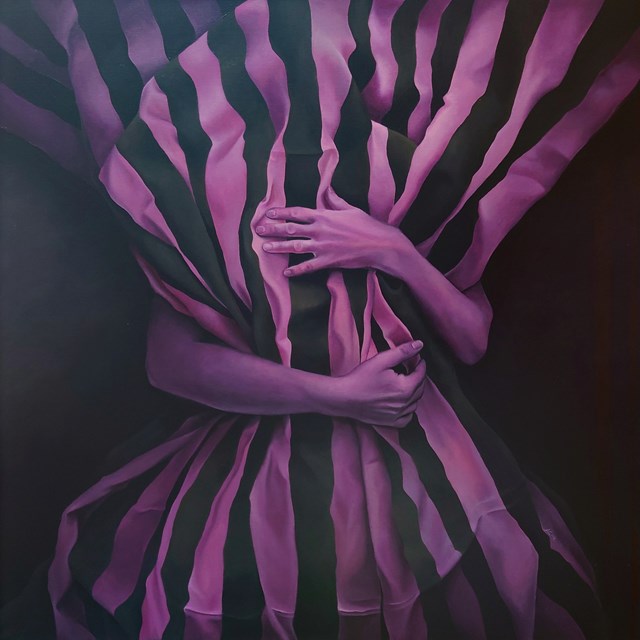 Obraz do salonu artysty Anna Chorzępa-Kaszub pod tytułem Between the lines 2