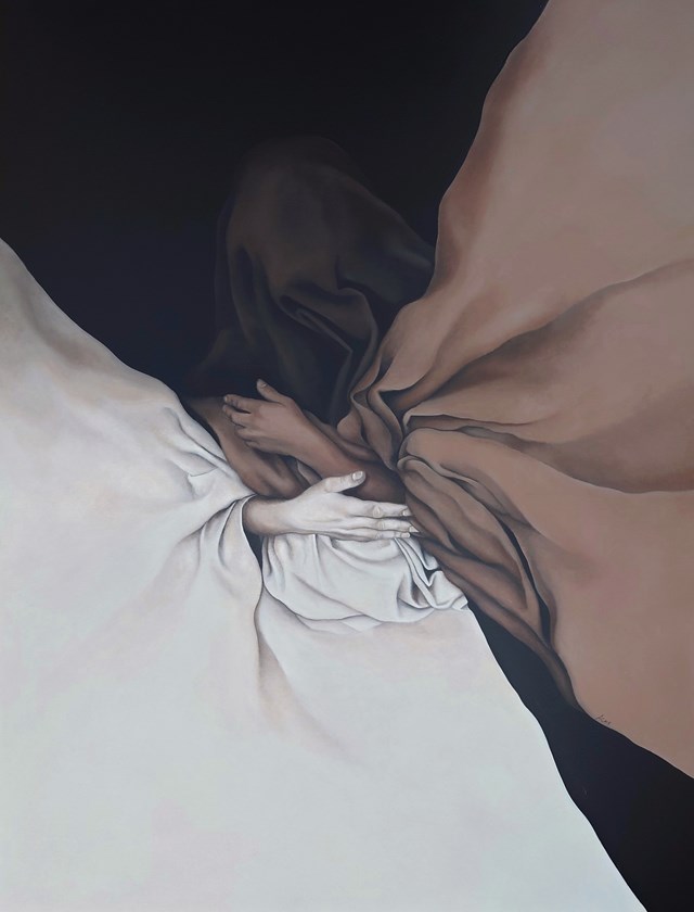 Obraz do salonu artysty Anna Chorzępa-Kaszub pod tytułem SYMBIOZA 6