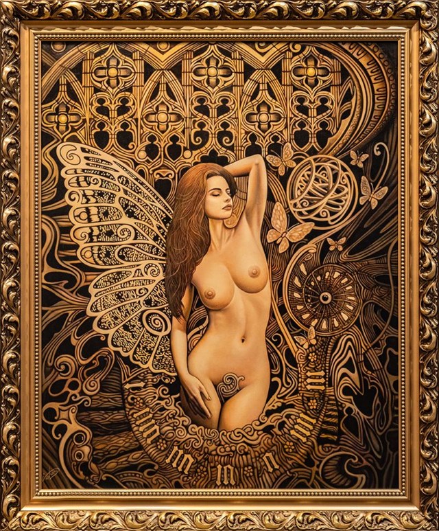 Obraz do salonu artysty Igor Volosnikov pod tytułem Butterfly
