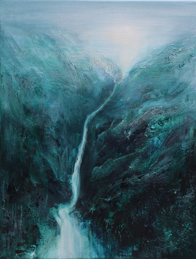 Obraz do salonu artysty Magdalena Libera pod tytułem "Into the calm" obraz na płótnie