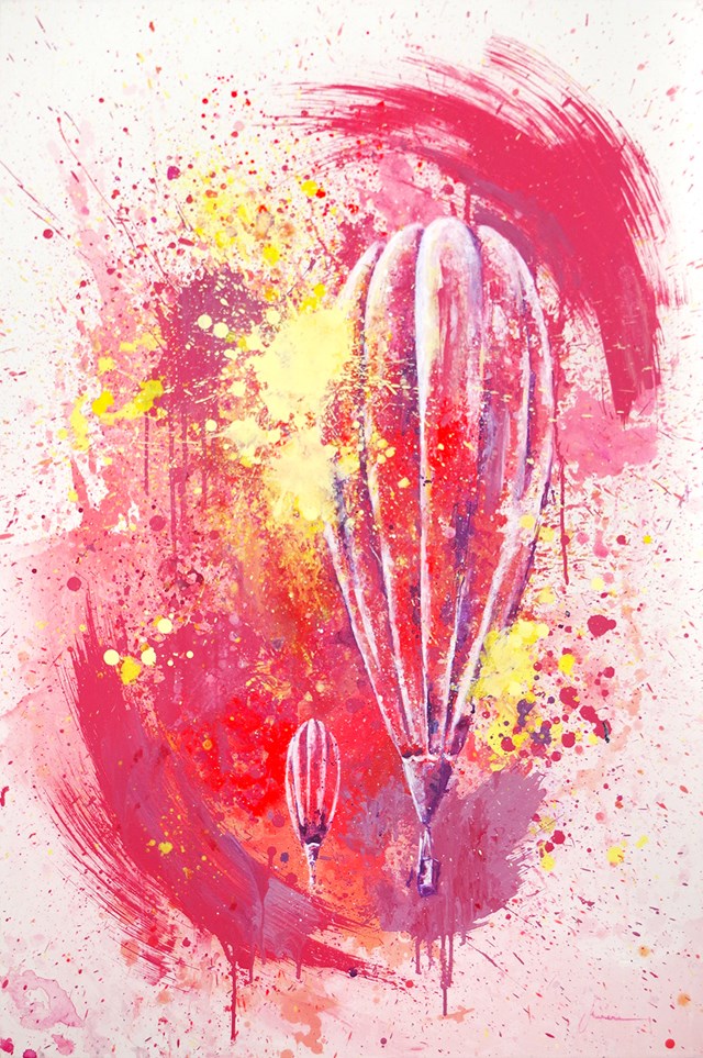 Obraz do salonu artysty Amonaria Magda Maciaszek pod tytułem Balon XIII