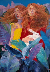 Obraz do salonu artysty Anna Milewska pod tytułem Niewidzialna nić