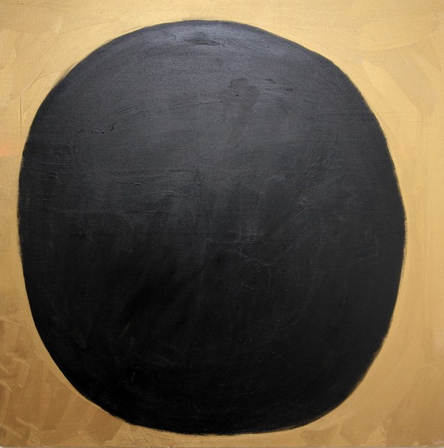 Living room painting by Paweł Zakrzewski titled  Almost a circle