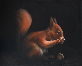 Obraz do salonu artysty Klaudia Choma pod tytułem A pod dębami