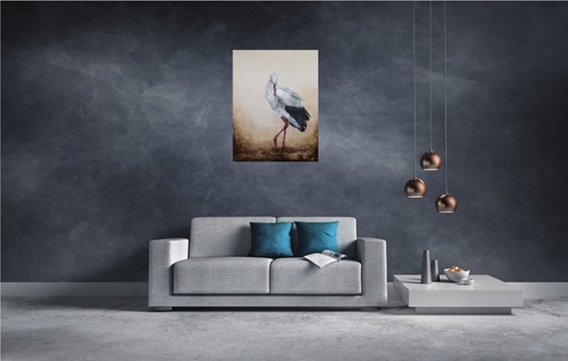 Stork - visualisation by Klaudia Choma
