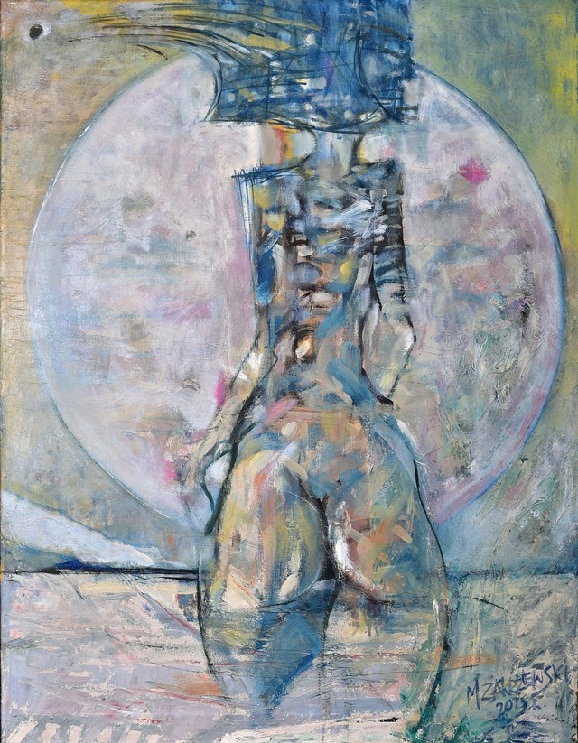 Obraz do salonu artysty Mirosław Zakrzewski pod tytułem Księżycowa dama