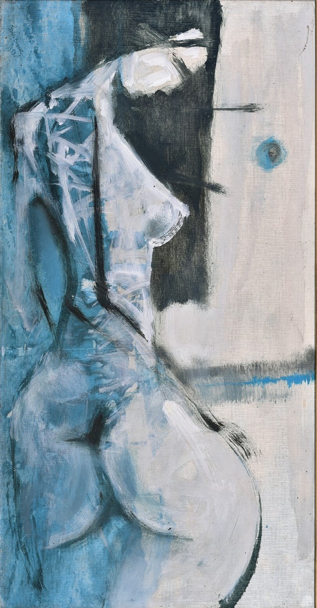 Obraz do salonu artysty Mirosław Zakrzewski pod tytułem Akt niebieski