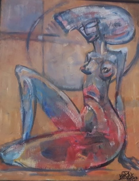 Obraz do salonu artysty Mirosław Zakrzewski pod tytułem Akt. Jajomida