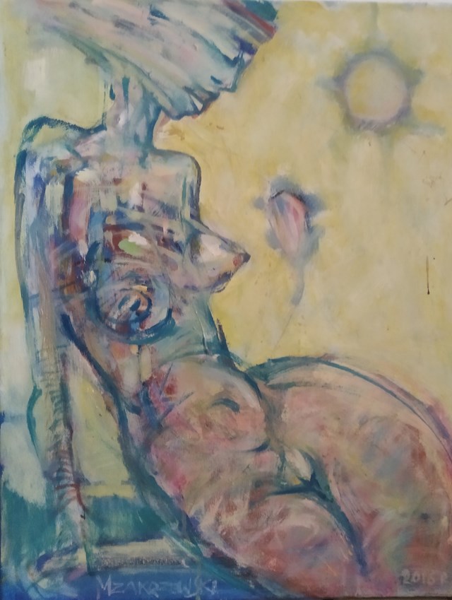 Obraz do salonu artysty Mirosław Zakrzewski pod tytułem Kobieta I Akt