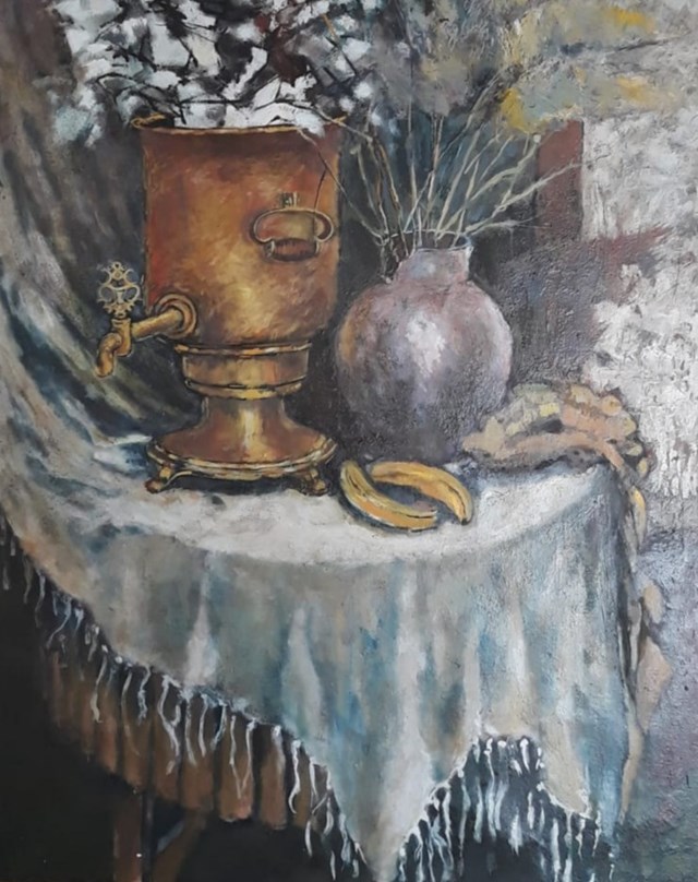 Obraz do salonu artysty Mirosław Zakrzewski pod tytułem Samowar