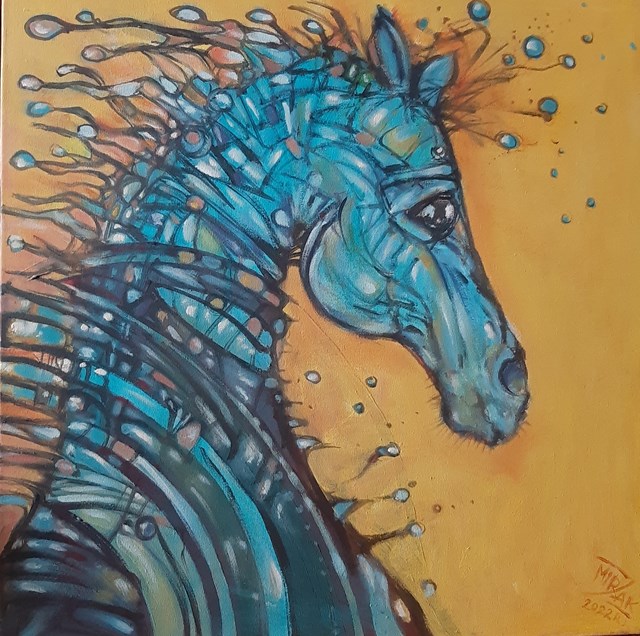 Obraz do salonu artysty Mirosław Zakrzewski pod tytułem Baśniowy koń II