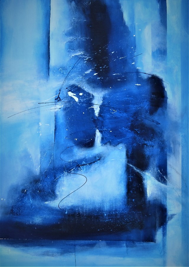 Obraz do salonu artysty Alicja Wysocka pod tytułem Szept nocnej godziny