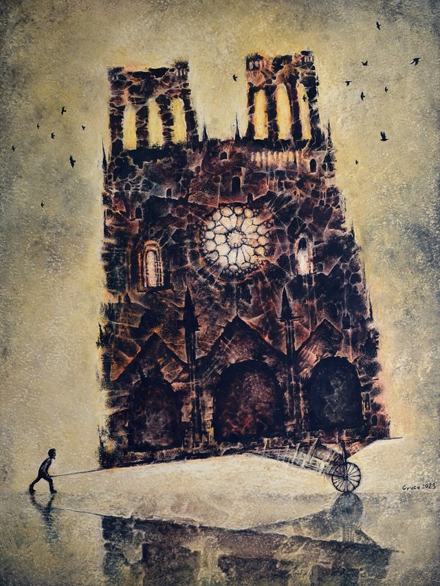 Obraz do salonu artysty Sławomir Gruca pod tytułem Katedra