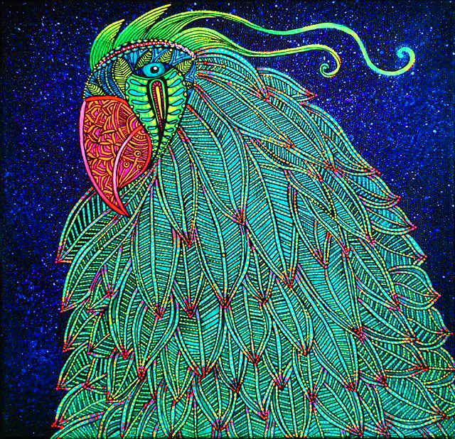 Obraz do salonu artysty Luiza Poreda pod tytułem Animal planet: Paradise Bird
