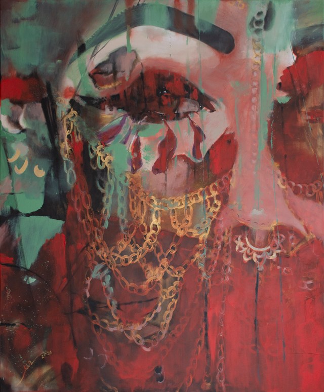 Obraz do salonu artysty Anna Zygmunt pod tytułem Róża Pustyni