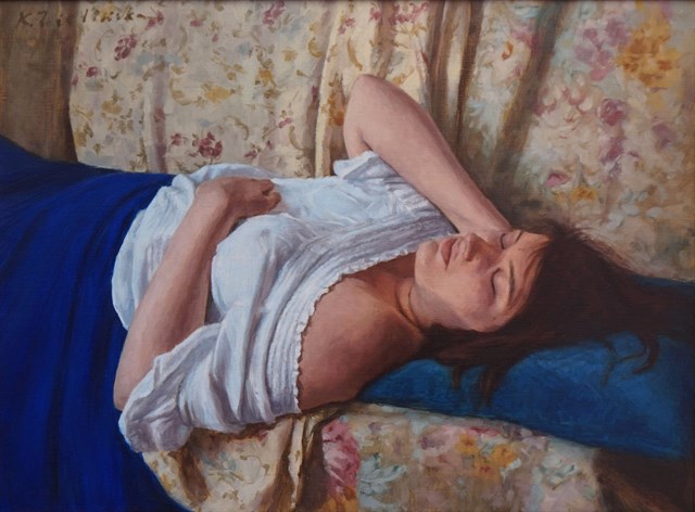 Obraz do salonu artysty Klaudia Zielińska pod tytułem "Przebudzenie Joanny"