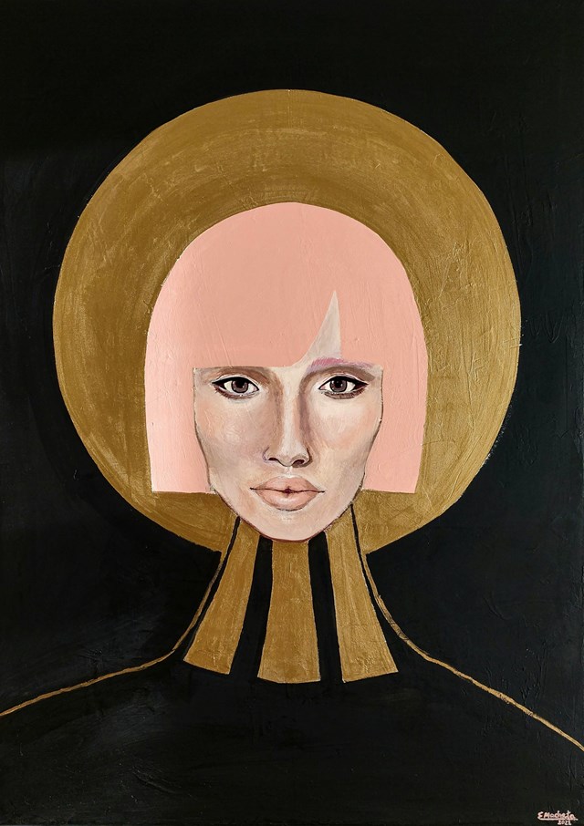 Obraz do salonu artysty Ewa Macheta pod tytułem Złota Marta