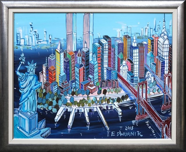 Obraz do salonu artysty Edward Dwurnik pod tytułem Nowy Jork