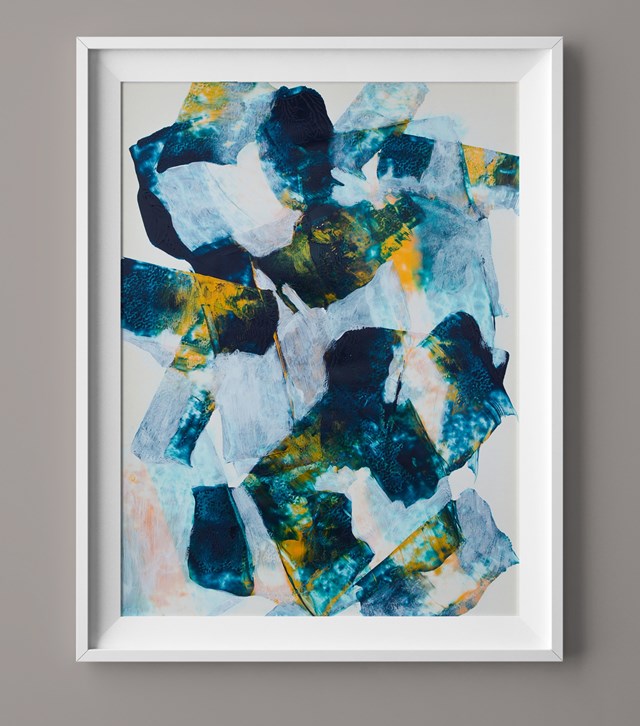 Obraz do salonu artysty Draża D pod tytułem Z serii "Blue"