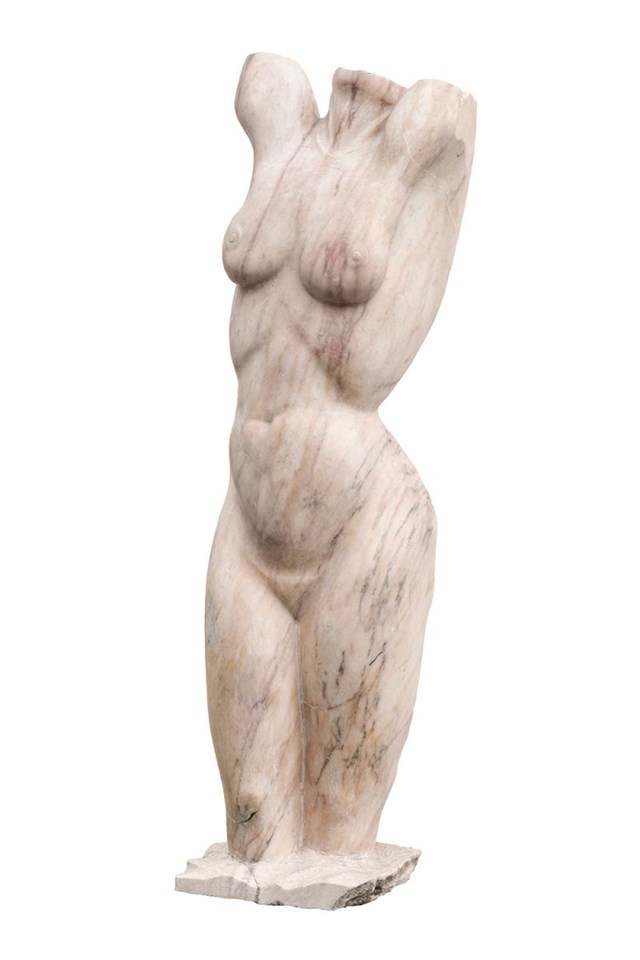 Living room sculpture by Krzysztof Pawłowski titled Torso