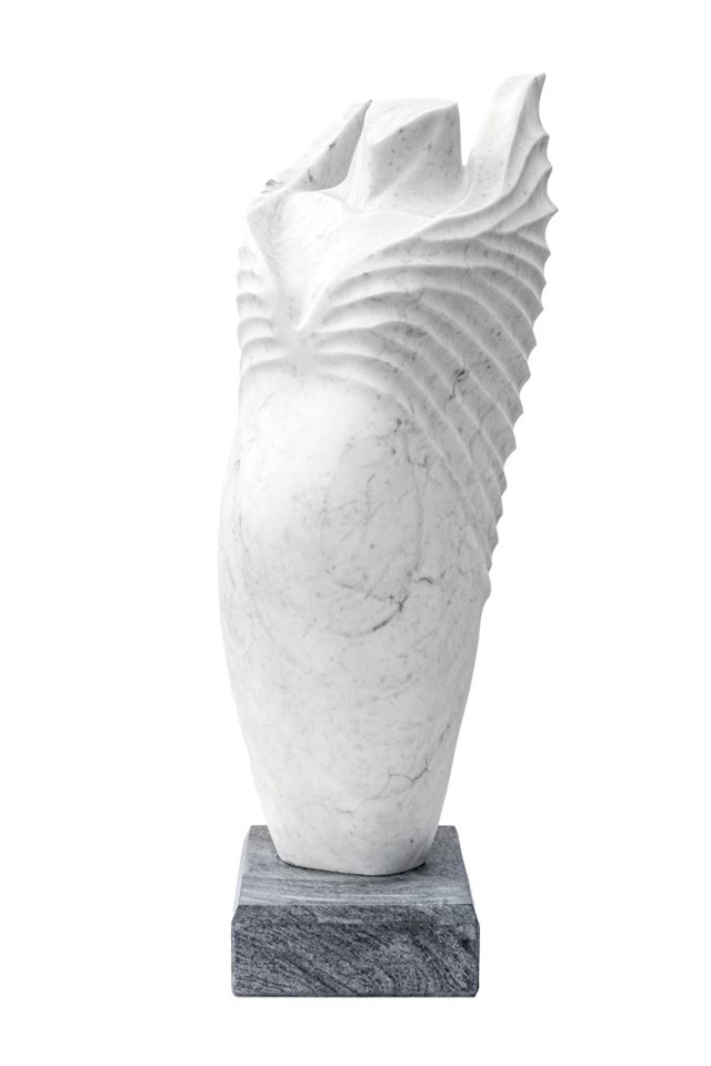 Living room sculpture by Krzysztof Pawłowski titled Akaiya VI