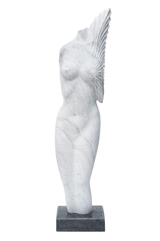 Living room sculpture by Krzysztof Pawłowski titled Aniak III