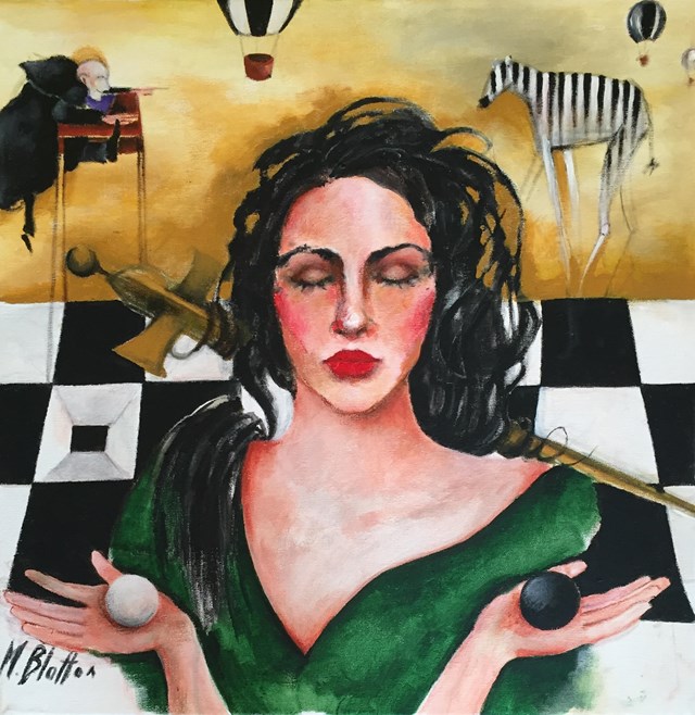 Obraz do salonu artysty Monika Blatton pod tytułem Temida