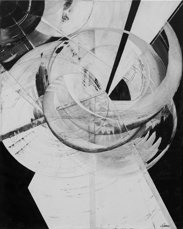 Obraz do salonu artysty Ewa Jendraszko pod tytułem Geometria Wizji