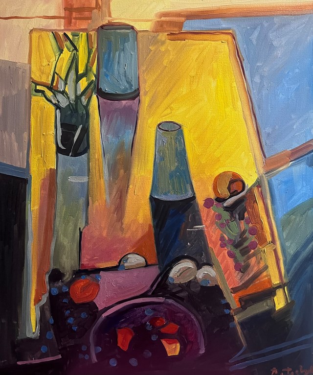Living room painting by Anzhela Tistyk titled Still life