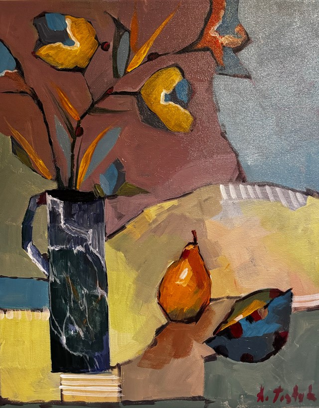 Living room painting by Anzhela Tistyk titled Still life