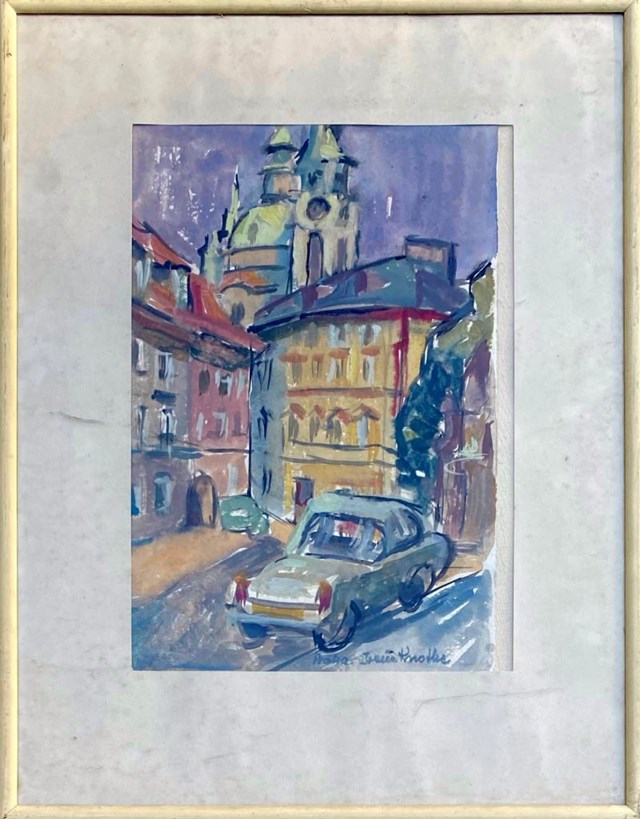 Obraz do salonu artysty Irena Knothe pod tytułem Praha