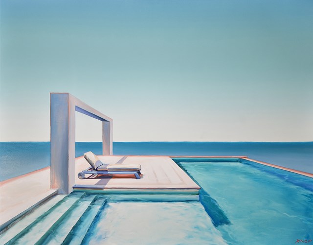 Obraz do salonu artysty Rafał Knop pod tytułem Swimming Pool EAV XXI 08