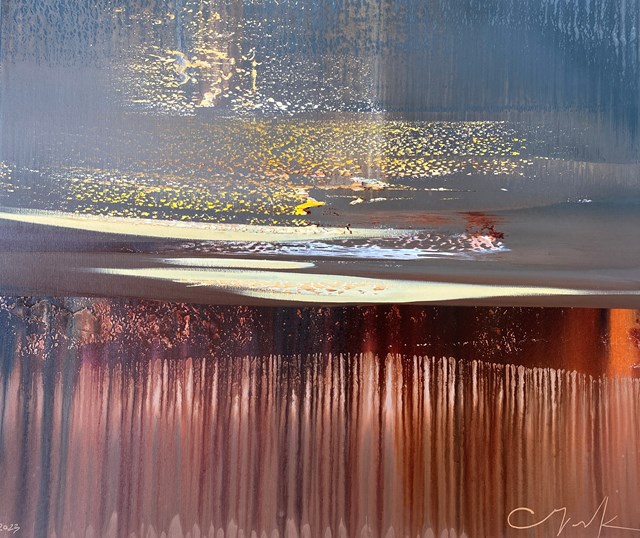 Living room painting by Katsiaryna Sumarava titled Shine 