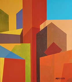 Obraz do salonu artysty Michał Ostaniewicz pod tytułem "A-X.CXV"