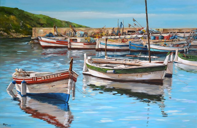 Obraz do salonu artysty Magdalena Kępka pod tytułem El Port de la Selva