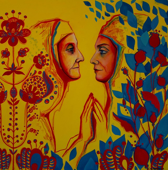 Obraz do salonu artysty Oksana Chumakova pod tytułem Dusze kobiet