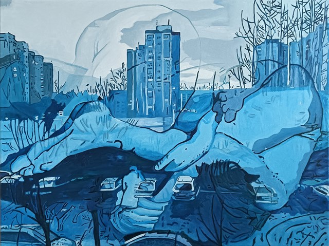 Obraz do salonu artysty Piotr Smogór pod tytułem figurative_landscape