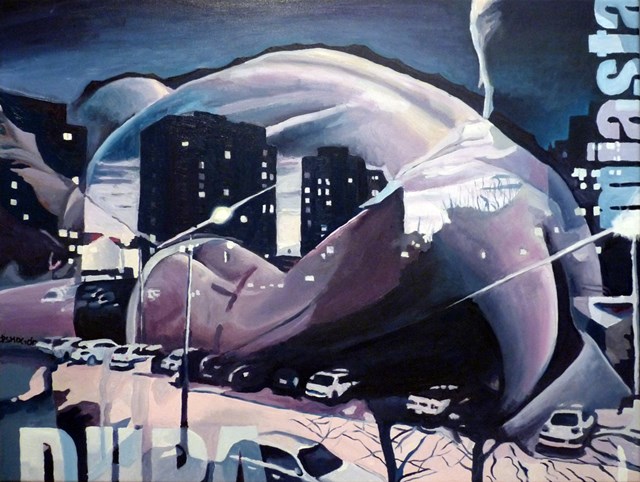 Obraz do salonu artysty Piotr Smogór pod tytułem figurative_landscape_2