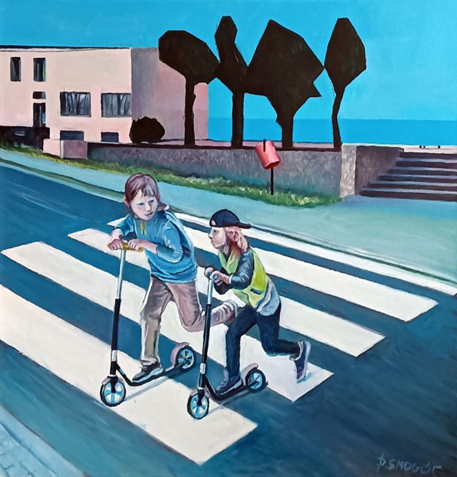 Obraz do salonu artysty Piotr Smogór pod tytułem zebra_2