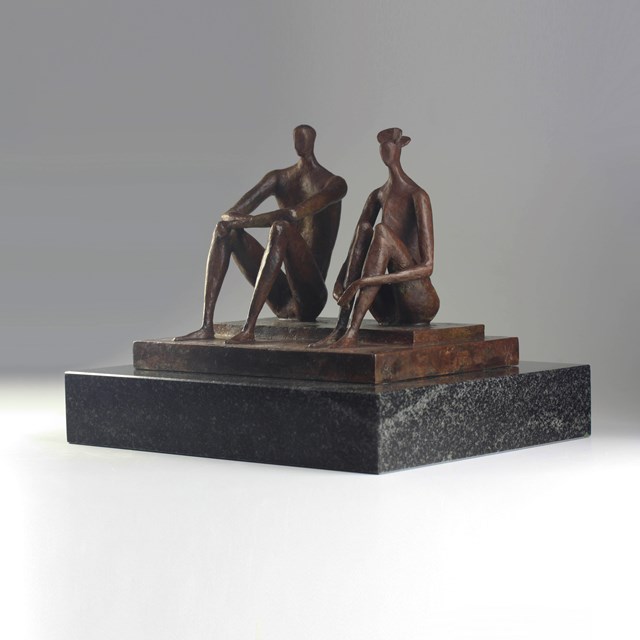 Rzeźba do salonu artysty Aliaksandr Sakalou pod tytułem Adam i Ewa