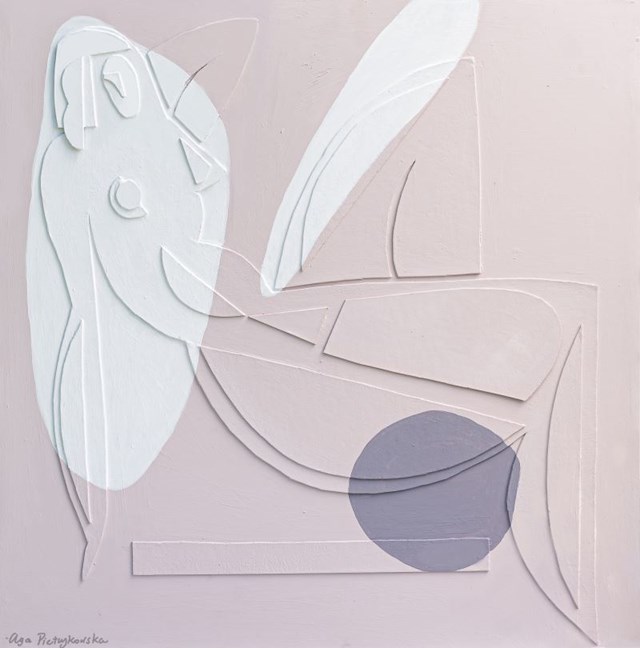 Obraz do salonu artysty Aga Pietrzykowska pod tytułem Z boku na bok